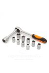 Dugókulcs készlet - 12 db - 1/2" - 10 - 24 mm
