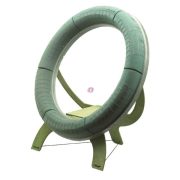   79149 Koszorú állvánnyal ECObase Ring műanyag 9x72cm zöld