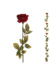 Selyemvirág rózsa,antik 65cm színes 5 féle