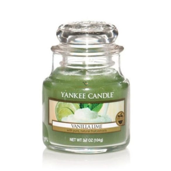Kis illatgyertya üvegben Vanilla Lime Yankee