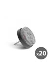 Bútor filcpárna szett (szeges) - 20 db / csomag - szürke