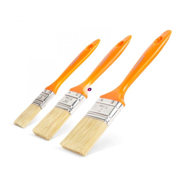 Festőecset szett, műanyag - 3 db - 1" / 1,5" / 2" - 11191B