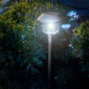   Napelemes kerti lámpa leszúrható, hidegfehér 45 x 12,5 cm