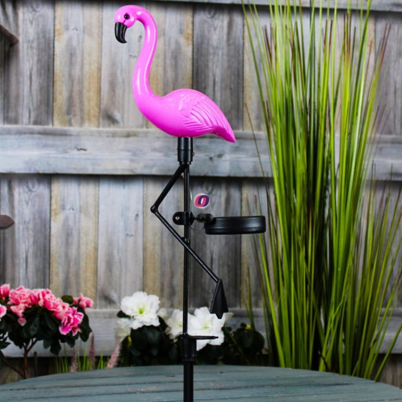 Napelemes flamingó lámpa 51 cm
