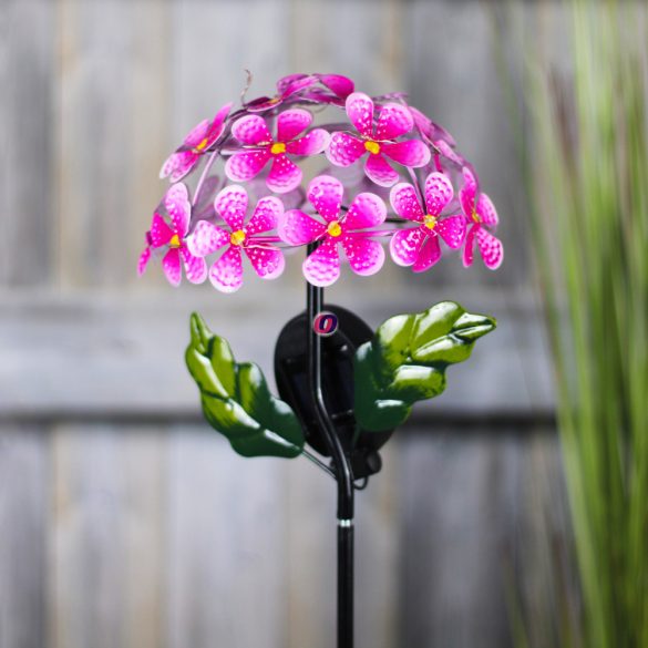 Prémium Napelemes virág lámpa Hortenzia 62 cm 23 LED