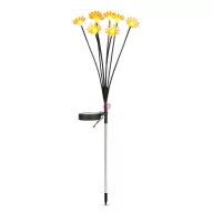   XL Leszúrható szolár lámpa - kamilla - 10 melegfehér LED - 80 cm