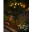 Leszúrható szolár lámpa - szentjánosbogár - 8 melegfehér LED - 70 cm