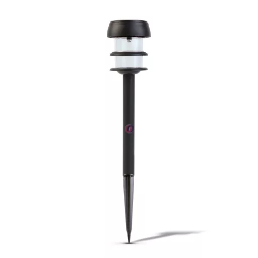 Leszúrható szolár lámpa - 1 fehér LED - 7,5 x 7,5 x 40 cm