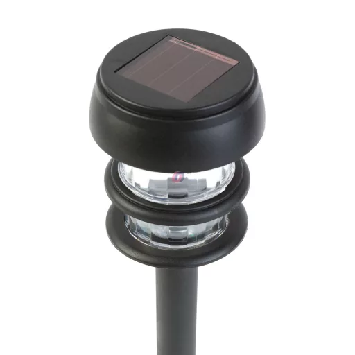 Leszúrható szolár lámpa - 1 fehér LED - 7,5 x 7,5 x 40 cm