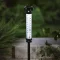 Napelemes lámpa kerti hőmérővel - hidegfehér LED - 44,5 cm
