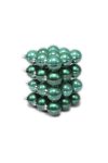 Gömbdísz üveg 5,7cm smaragd zöld matt/fényes 36 db-os  Karácsonyfa gömb