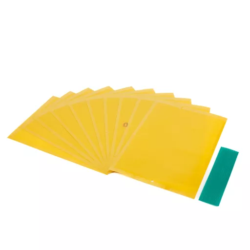 Ragadós rovarcsapda lap - 250 x 170 mm - sárga - 10 db / csomag