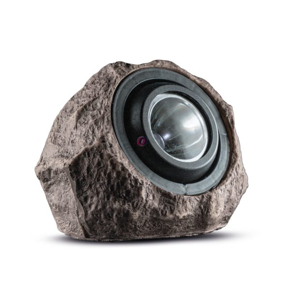 Kerti szolár lámpa kőszikla, kő - fehér SMD LED - 20 x 12 x 16 cm