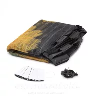   Szúnyogháló függöny ajtóra 100x210cm napraforgó mintával