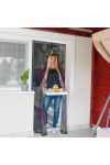 Szúnyogháló függöny ajtóra - mágneses - 100 x 210 cm - virágos pillangós