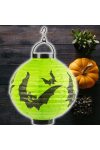 Halloween denevér LED-es lampion 20 cm