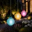 Szolár lampion - 3 színben - hidegfehér LED - 21 cm