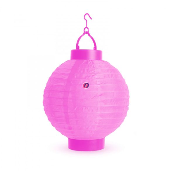 LED-es lampion  1 LED magenta 2 x AAA