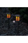 Kerti szolár valódi lángokat imitáló lámpa 49 cm Flame effekt 12 LED