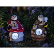   Szolár állatfigurák - 2 féle - 1 fehér LED - 8,5 x 8 x 15 cm