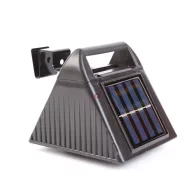   Szolár ereszcsatorna reflektor lámpa fény - 6 hidegfehér SMD LED - fekete