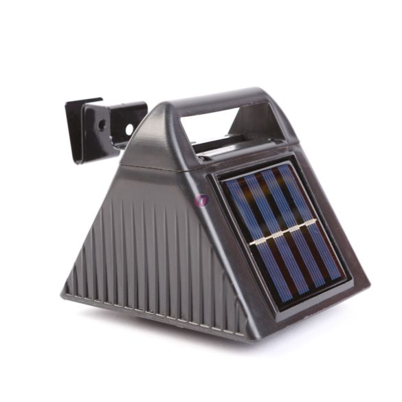 Szolár ereszcsatorna reflektor lámpa fény - 6 hidegfehér SMD LED - fekete