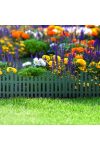 Virágágyás szegély / kerítés 60 x 23 cm - zöld