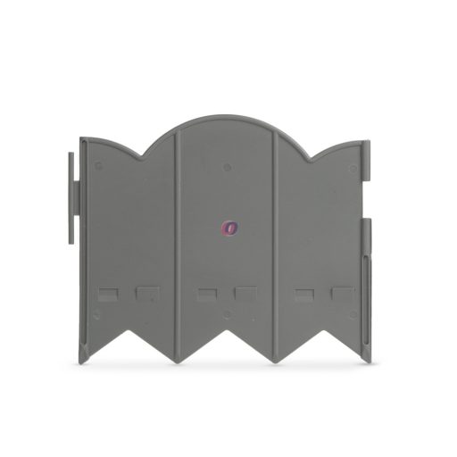 Virágágyás szegély / kerítés - 3,5 méter (20 x 17,5 cm) - szürke - 12db-os szett