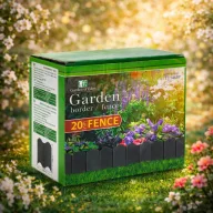 Virágágyás szegély / kerítés - 3m hosszú