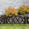 Ágyásszegély kerti kerítés "Summer Garden" 60x35cm fekete