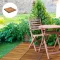 Prémium Line Fa teraszburkolat világosbarna 30 x 30 x 2 cm 6 db / csomag