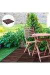 Prémium Line Fa teraszburkolat sötétbarna 30 x 30 x 2 cm 6 db / csomag