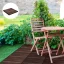 Prémium Line Fa teraszburkolat sötétbarna 30 x 30 x 2 cm 6 db / csomag