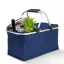 Thermo összecsukható bevásárlókosár - 49 x 28 x 25 cm - 21 L - kék