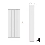   Szúnyogháló függöny ajtóra 4 db szalag max. 100 x 220 cm fehér