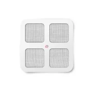   Szúnyogháló javítófolt - 10 x 10 cm - szürke - 4 db / csomag