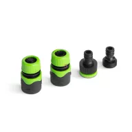   Öntözőpisztoly szett - 8 féle szórás - 1/2" - gumírozott - 5 részes