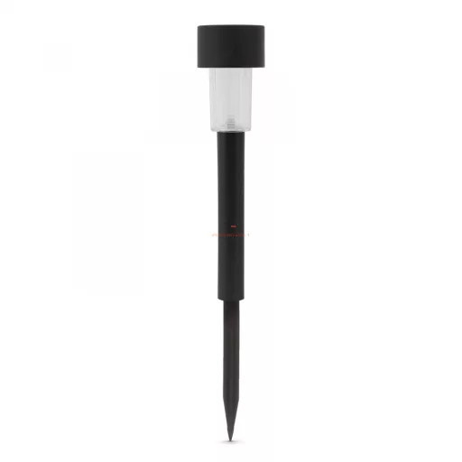 LED-es kültéri szolár lámpa 300 x 45 mm műanyag - fekete