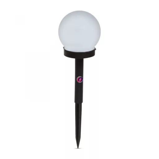 Napelemes gömb lámpa leszúrható 10 x 34 cm hidegfehér Pure Globe