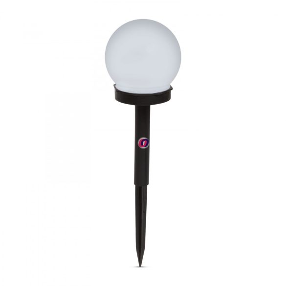 Napelemes gömb lámpa leszúrható 10 x 34 cm hidegfehér Pure Globe