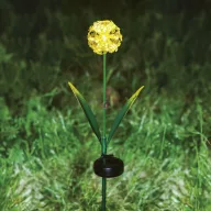   Napelemes Hortenzia kerti lámpa - 2 féle - 25 melegfehér LED -- 65 cm