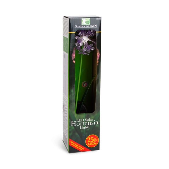 Napelemes Hortenzia kerti lámpa - 2 féle - 25 melegfehér LED -- 65 cm