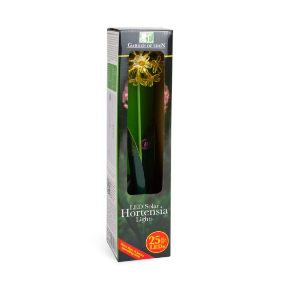 Napelemes Hortenzia kerti lámpa - 2 féle - 25 melegfehér LED -- 65 cm