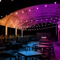   Napelemes SMART Party fényfüzér 13m, 30 RGBIC LED, IP44, APP