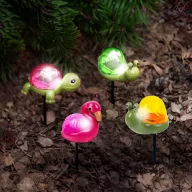   Leszúrható szolár - többféle - fehér LED - 10 x 6 x 15 cm