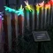 Napelemes szitakötő fényfüzér, szolár 2,9 m színes, 10 LED