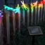 Napelemes szitakötő fényfüzér, szolár 2,9 m színes, 10 LED