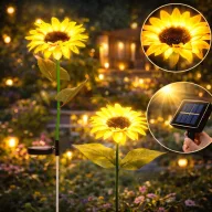 Napelemes lámpa napraforgó 75 cm 8 LED 1 db