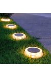 Napelemes kerti lámpa leszúrható melegfehér 10,5 cm "UFO"