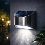 Szolár lámpa - fali - 10 x 5 x 8 cm - 4 fehér SMD LED